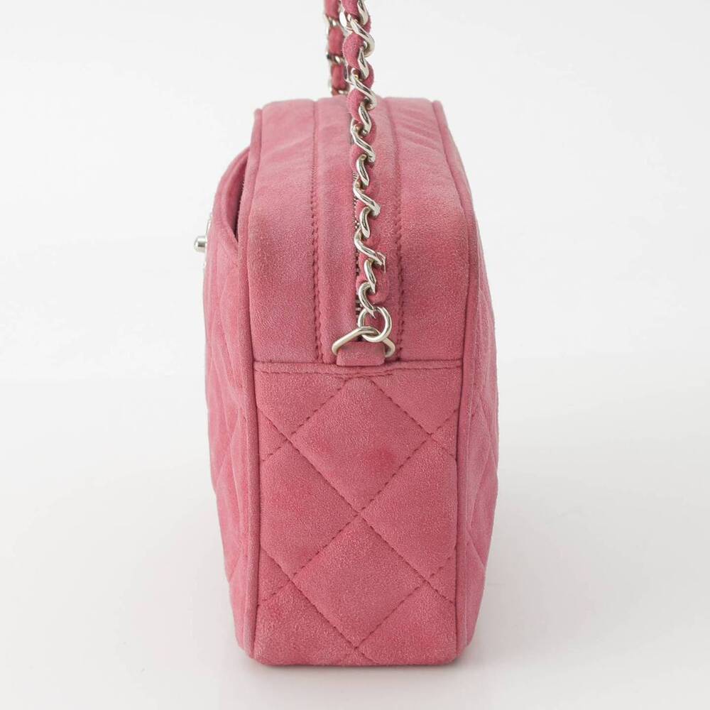 Chanel Matelasse Suede Leather Chain Shoulder Bag Pink - Picture 3 of 10